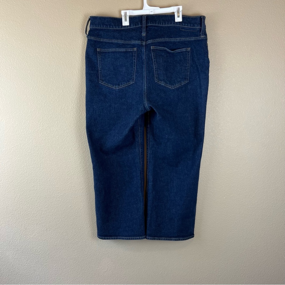 j.crew slim wide leg jeans dark wash - Picture 4 of 12